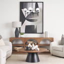 Mercana Edie 29.9" x 29.9" x 24" Glass,Metal Chandelier