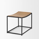 Mercana Taniel 23.3" x 16" x 17" Solid Wood Stool