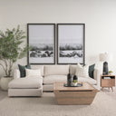 Mercana Halston Left Arm 38.5" x 38.5" x 30.5" Fabric Sectional