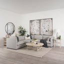 Mercana Halston 38.5" x 38.5" x 30.5" Fabric Corner Sectional