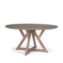 Mercana Jennings 60" x 60" x 29.5" Solid Wood Dining Table