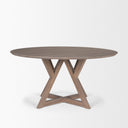 Mercana Jennings 60" x 60" x 29.5" Solid Wood Dining Table