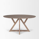 Mercana Jennings 60" x 60" x 29.5" Solid Wood Dining Table