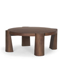 Mercana Tammar 39.5" x 39.5" x 15" Solid Wood Coffee Table