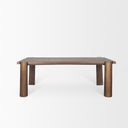 Mercana Tammar 84" x 45.5" x 30" Solid Wood Dining Table