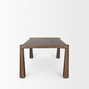 Mercana Tammar 84" x 45.5" x 30" Solid Wood Dining Table