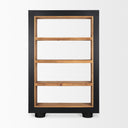 Mercana Tabor 47" x 16" x 72" Solid + Manufactured Wood Bookcase
