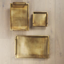 Mercana Shay 22" x 15" x 3" Metal Tray