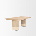 Mercana Shivon 84" x 42" x 30" Solid Wood Dining Table