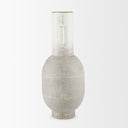 Mercana Torres 6.3" x 6.3" x 15.8" Metal Vase