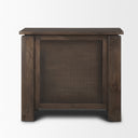 Mercana Wallen 36" x 18" x 31" Solid Wood Accent Cabinet