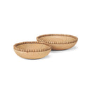 Mercana Wendell 12" x 3.3" x 12" Solid Wood Bowl