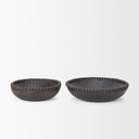 Mercana Wendell 12" x 3.3" x 12" Solid Wood Bowl