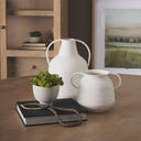 Mercana Treva 9.1" x 7.9" x 12.2" Metal Vase