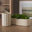 Mercana Mira 18.9" x 7.5" x 5.9" Ceramic Vase