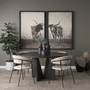 Mercana Tarro 60" x 60" x 30" Solid Wood Dining Table