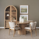 Mercana Suri 42" x 18" x 80" Solid Wood Display Cabinet