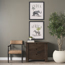 Mercana Wallen 36" x 18" x 31" Solid Wood Accent Cabinet