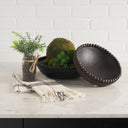 Mercana Wendell 12" x 3.3" x 12" Solid Wood Bowl