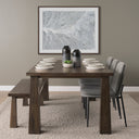 Mercana Wolcott 84" x 42" x 30" Solid Wood Dining Table