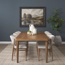 Mercana Suvan 84" x 42" x 30" Solid Wood Dining Table