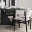 Mercana Tarro 84" x 42" x 30" Solid Wood Dining Table