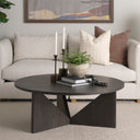 Mercana Tarro 44" x 44" x 17.5" Mango Wood Coffee Table