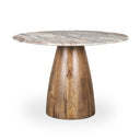 Mercana Allyson 54" x 54" x 30" Solid Wood,Stone Dining Table