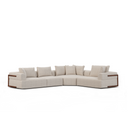 Mercana Warner 140" x 113" x 32.7"  Sectional Sofa - E
