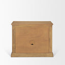 Mercana Braxton 34" x 18.5" x 27" Wood Accent Cabinet