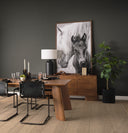 Mercana Leo 21" x 21" x 29.5" Metal Table Lamp