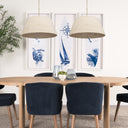 Mercana Tosha 24" x 24" x 13.5" Rope Pendant Lighting