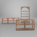 Mercana Bela 80" x 16" x 29" Glass Console Table