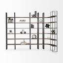 Mercana Taunton 10.5" x 80" x 90" Solid Wood Wall Shelf