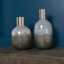 Mercana Onega 7.1" x 7.1" x 15.7" Glass Vase