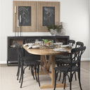 Mercana Viktor 84" x 42" x 30" Solid Wood Dining Table