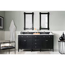 Black Onyx / Carrara White - 3 Faucet Holes