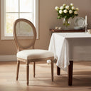 LH Home Napoleon Dining Chair with Cane Back