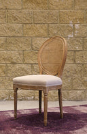 LH Home Napoleon Dining Chair with Cane Back