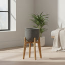 LH Home Patio Small Round Standing Pot