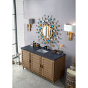 Whitewashed Walnut / Charcoal Soapstone - 3 Faucet Holes