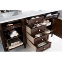 Burnished Mahogany / Carrara White - 3 Faucet Holes
