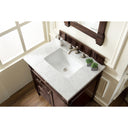 Burnished Mahogany / Carrara White - 3 Faucet Holes