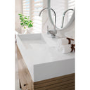 Whitewashed Walnut / Glossy White - 1 Faucet Hole