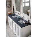 Bright White / Charcoal Soapstone - 3 Faucet Holes