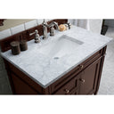 Burnished Mahogany / Carrara White - 3 Faucet Holes