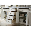 Bright White / Carrara White - 3 Faucet Holes