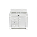 Bright White / No Countertop