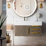 Radiant Gold / Glossy White - 1 Faucet Hole