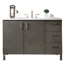 Silver Oak / Carrara White - 3 Faucet Holes